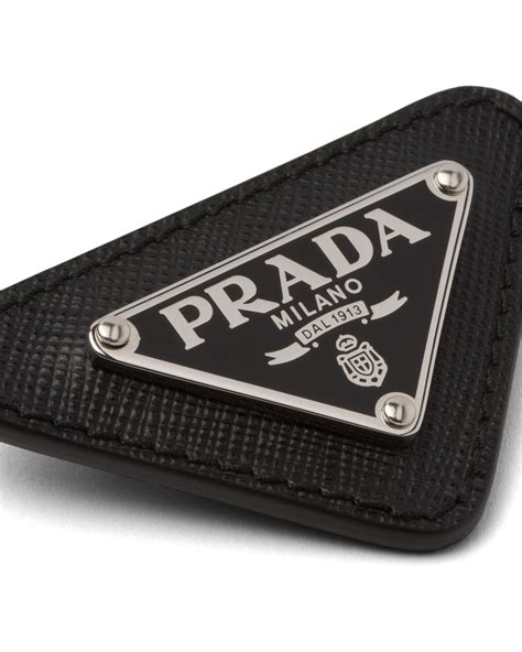 prada triangle pin|prada pin online.